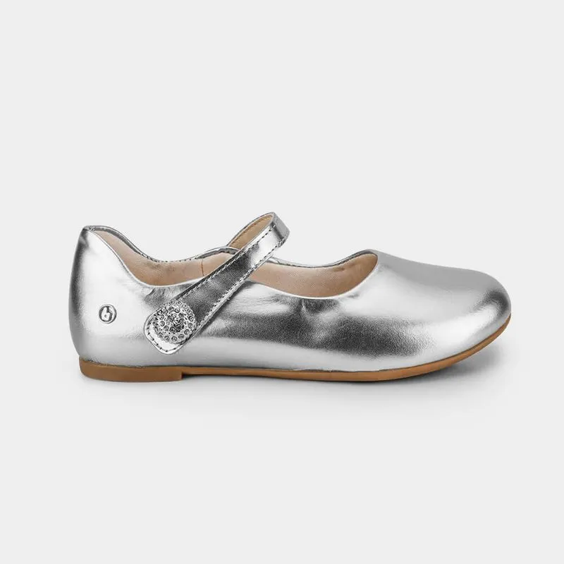Sapatilha Infantil Bibi Ballerina Kids Prata 32