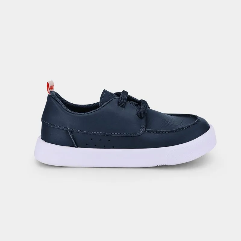 Tênis Infantil Bibi Agility Mini II Azul Naval de Couro 25
