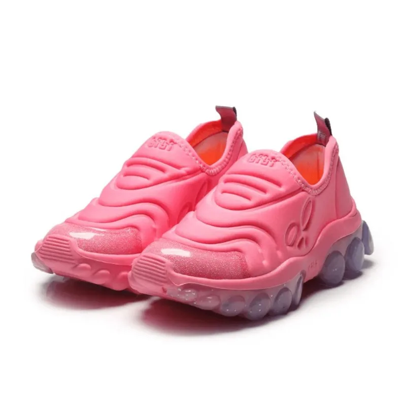 Tênis infantil menina bibi luz roller flamingo 25 ao 32 antiderrapante