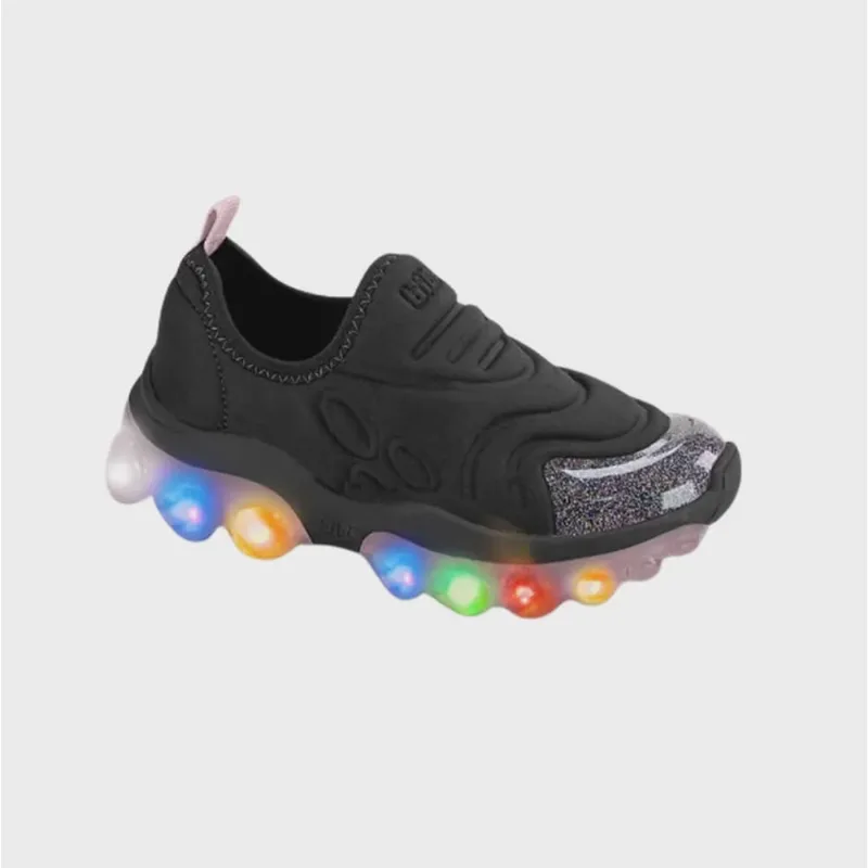 Bibi Tenis Roller Celebration Nrc com Brilho Preto