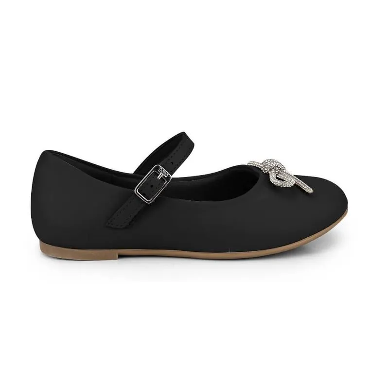 Sapatilha Infantil Bibi Ballerina Kids Preta com Laço 31