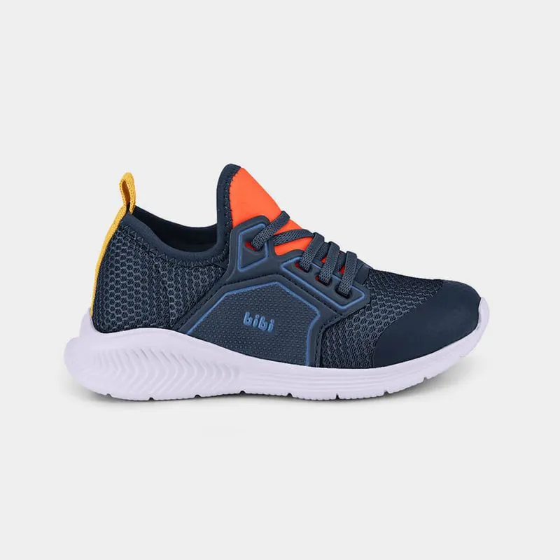 Tênis Infantil Bibi Fly Baby II Azul e Laranja 19