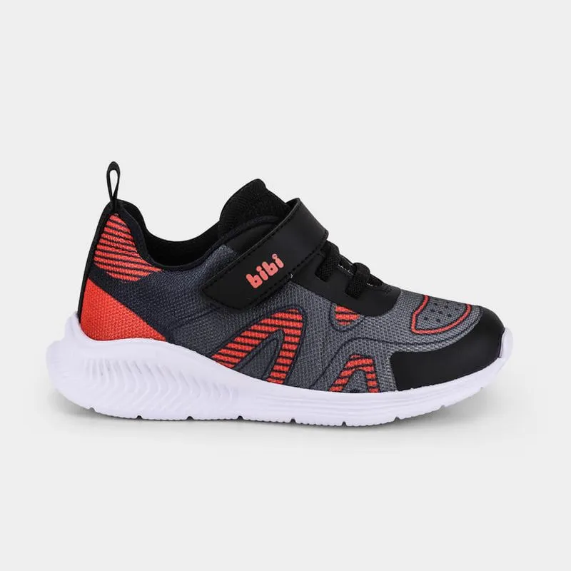 Tênis Infantil Bibi Fly Baby II Preto com Vermelho 18