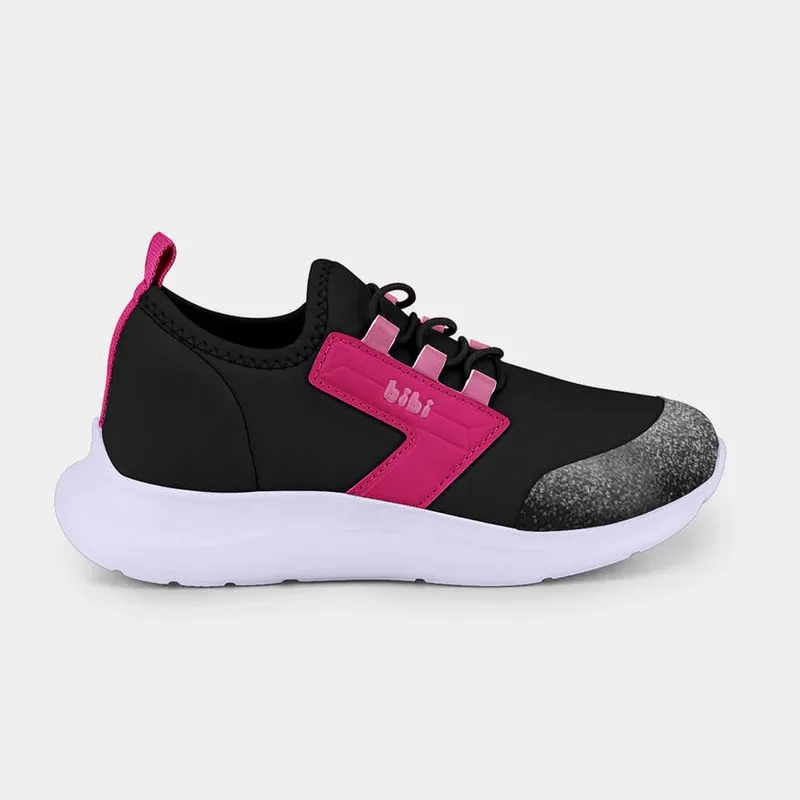 Tênis Infantil Action Preto e Rosa 27
