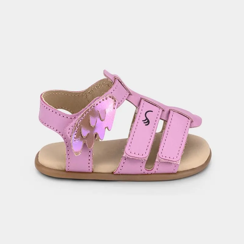 Sandália Infantil Bibi Afeto 2.0 Rosa com Unicórnio 14/15