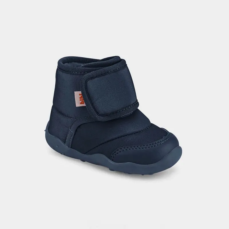 Abotinado Infantil Bibi Fisioflex Originals Drop Preto com Pelinho 20