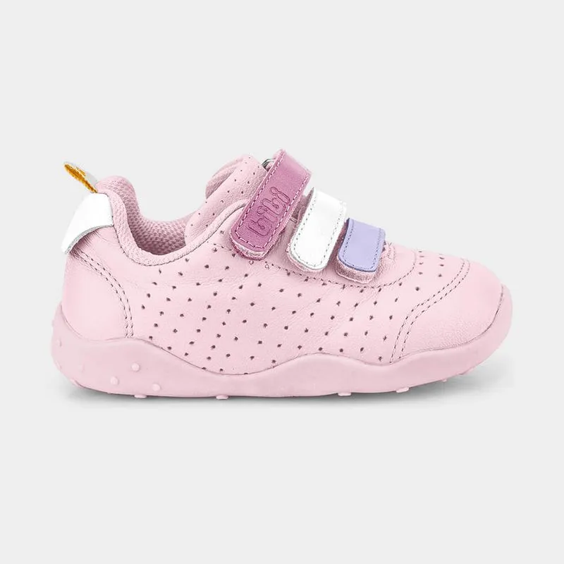 Tênis Infantil Bibi Fisioflex Originals Rosa com Tira Colorida 22