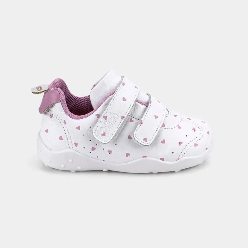 Tênis Infantil Bibi Fisioflex Originals Rosa de Coração 19