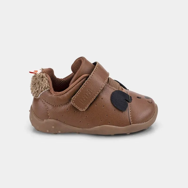 Tênis Infantil Bibi Fisioflex Originals Marrom de Cachorrinho 18