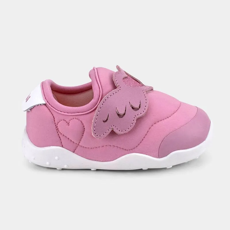 Tênis Infantil Bibi Fisioflex Originals Rosa de Coração 19