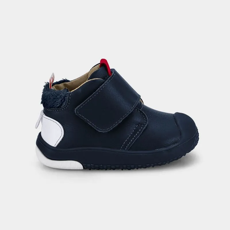 Abotinado Infantil Bibi Prewalker Azul Naval 20