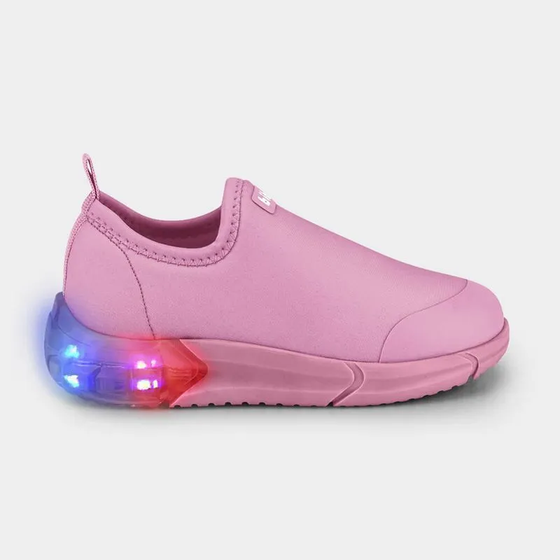 Tênis Infantil de Luz Bibi Space Rosa Matte 21