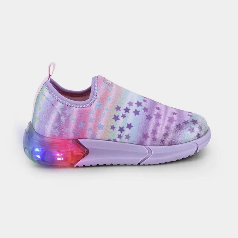 Tênis Infantil de Luz Bibi Space Tie Dye com Estrela 26