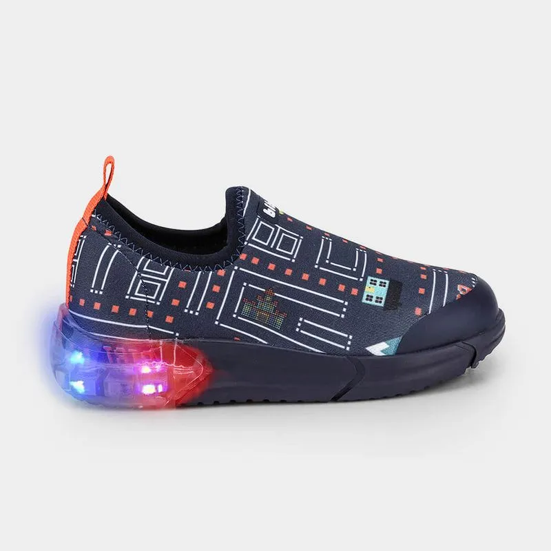 Tênis Infantil de Luz Bibi Space Azul de Games 23