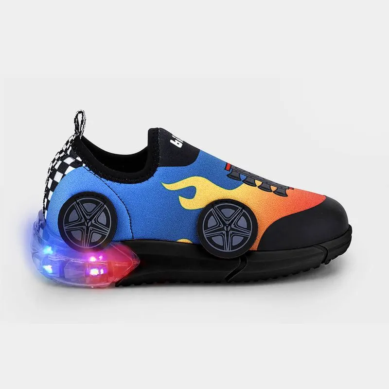 Tênis Infantil de Luz Bibi Space Preto de Carro 25