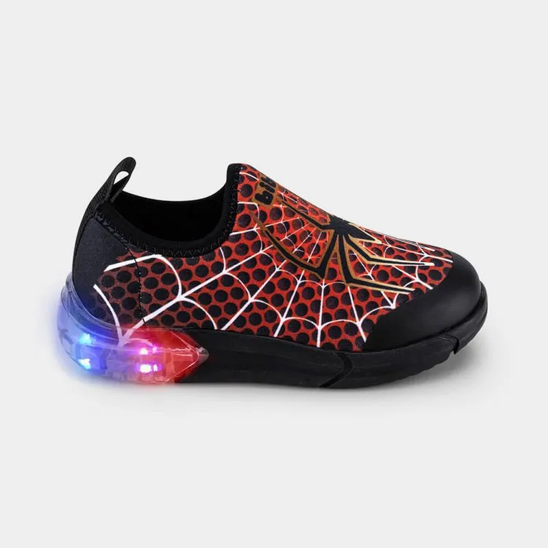 Tênis Infantil de Luz Bibi Space Vermelho de Aranha 21