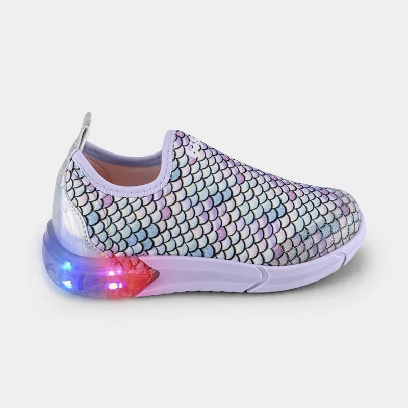 Tênis Infantil de Luz Bibi Space Multicolorido 22