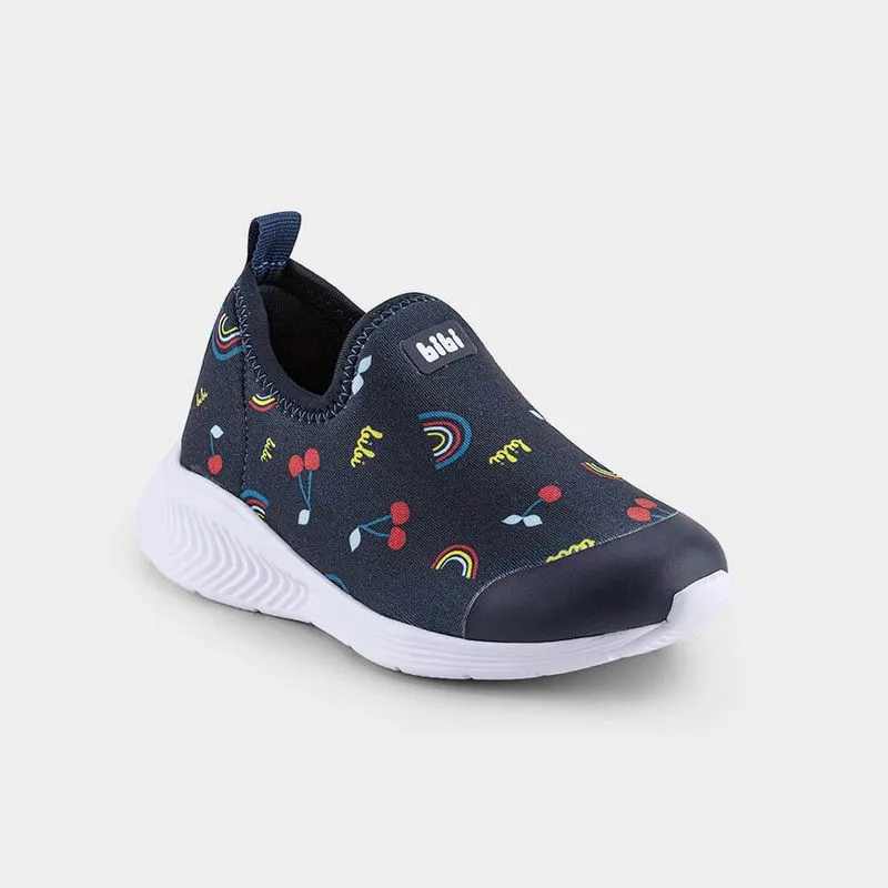 Tênis Infantil Bibi Fly Baby II Azul Estampa Divertida 23