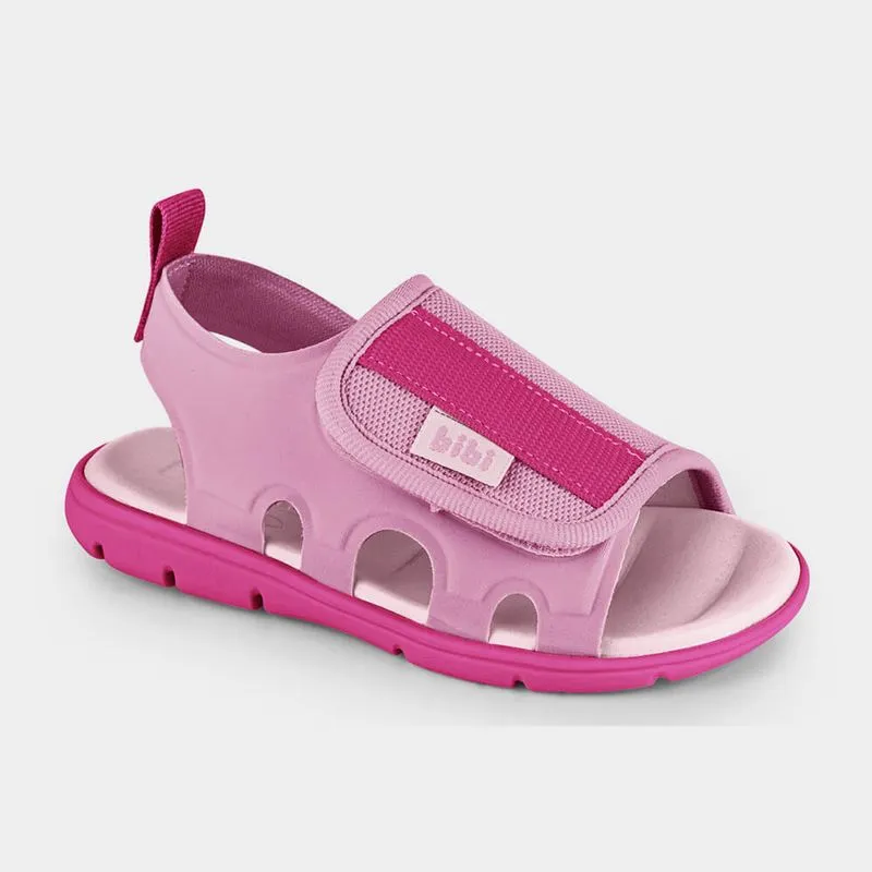 Papete Infantil Bibi Basic Sandals Mini Rosa Matte 25