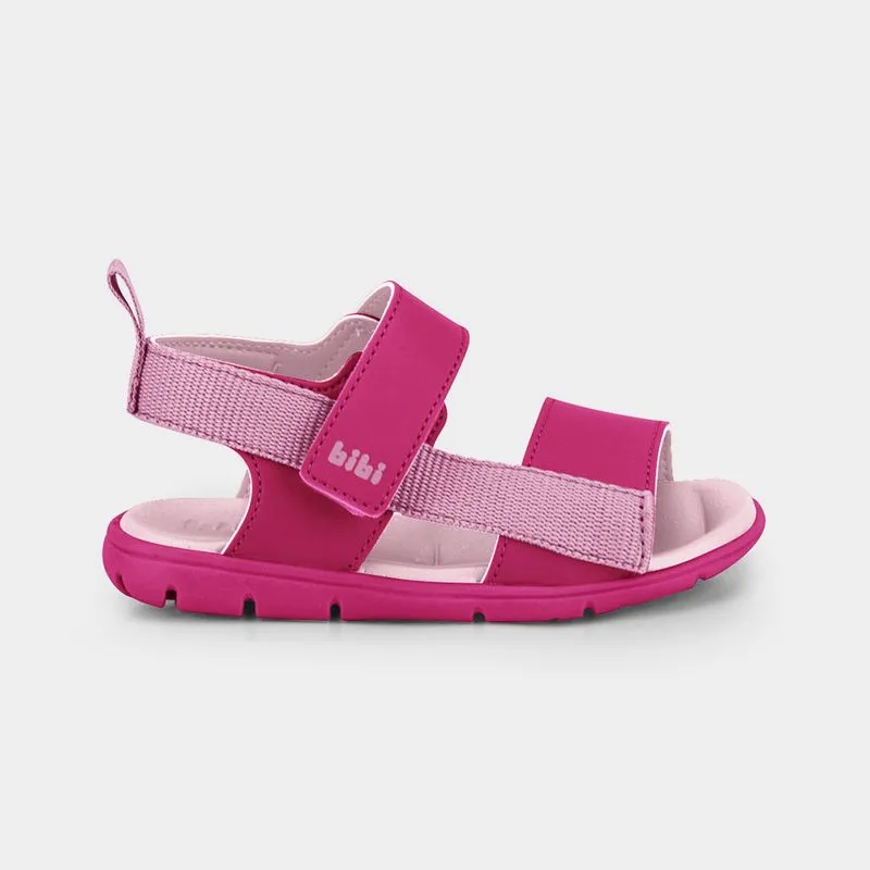 Papete Infantil Bibi Basic Sandals Mini Rosa Pitaya 27