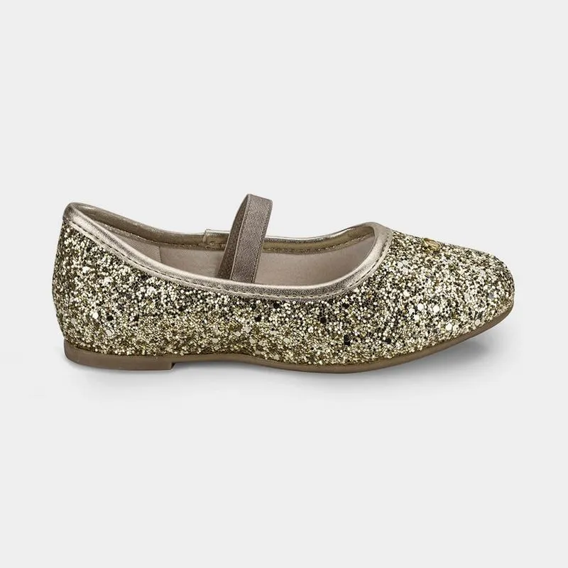 Sapatilha Infantil Bibi Ballerina Mini Dourada 20