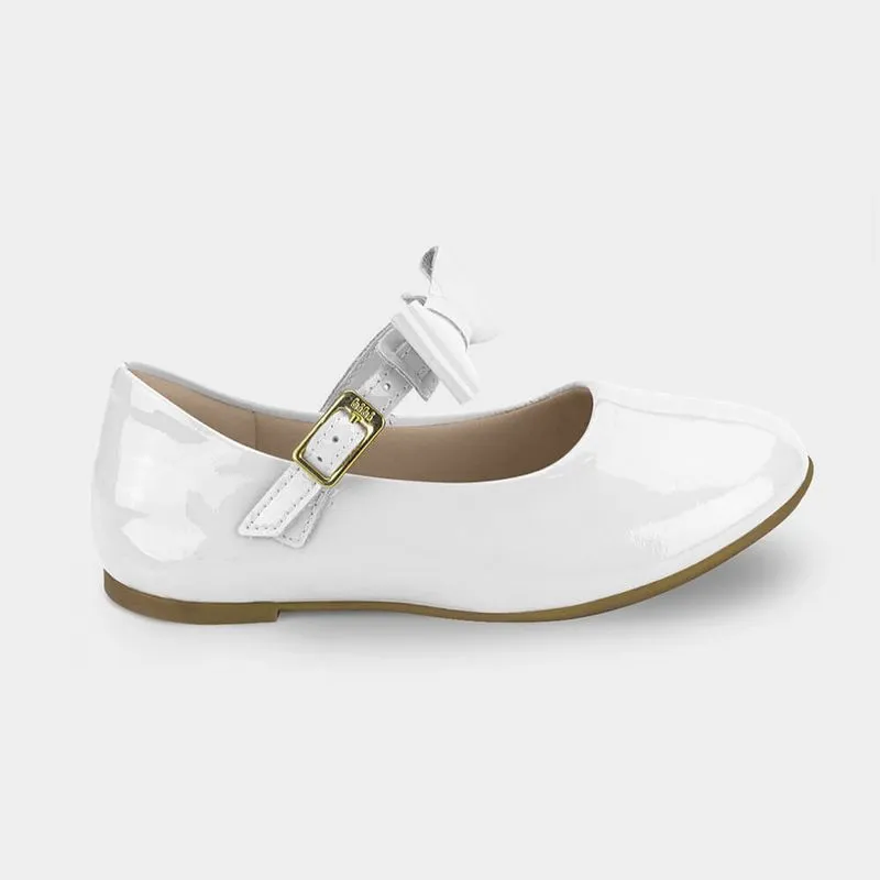 Sapatilha Infantil Bibi Ballerina Mini Branca de Verniz 1152078 20