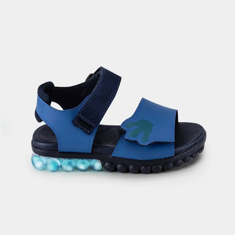 Sandália Infantil de Luz Bibi Summer Roller Light Azul 26