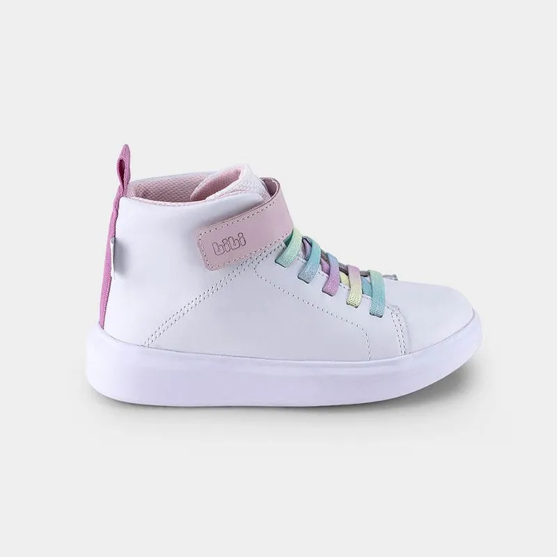 Abotinado Infantil Bibi Glam Branco com Rosa 1109284 31