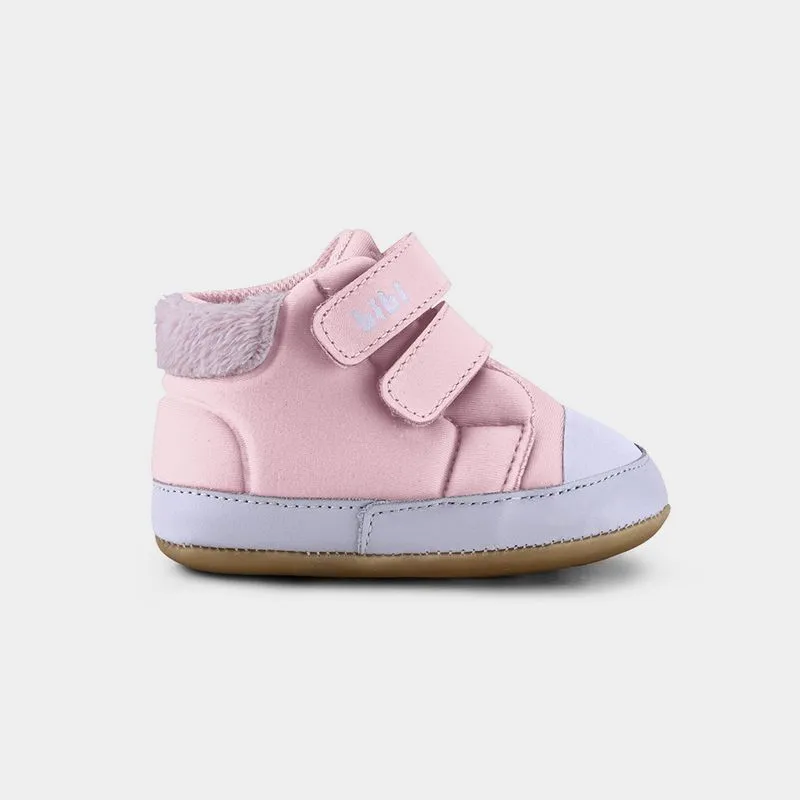 Abotinado Infantil Bibi Afeto Joy II Rosa com Tira 17