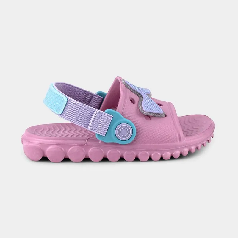 Chinelo Infantil Bibi Sun Slide Rosa de Sereia 31/32