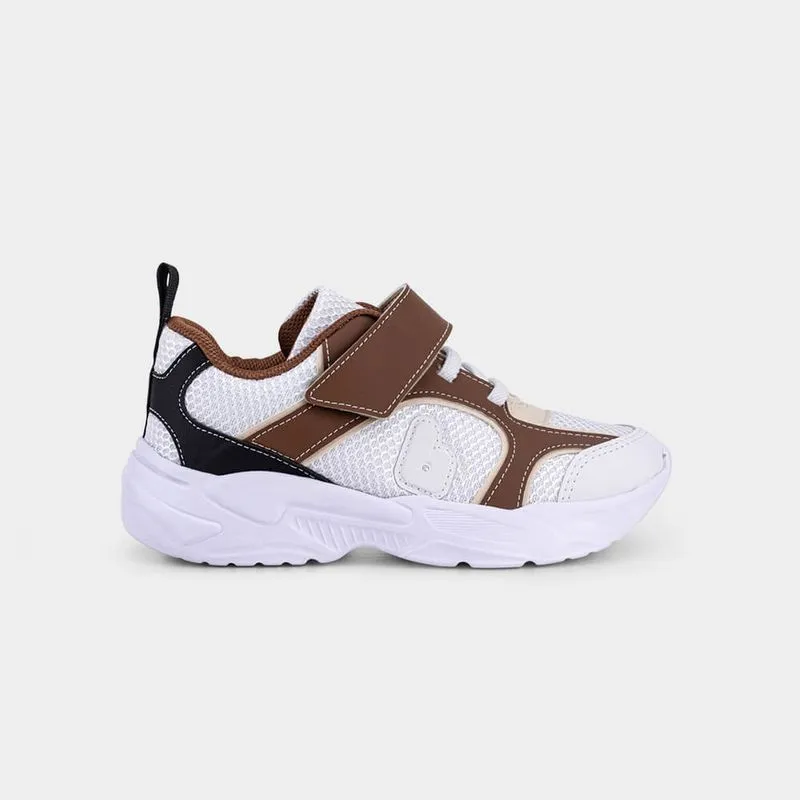 Tênis Infantil Bibi Pegasus Branco e Marrom 28
