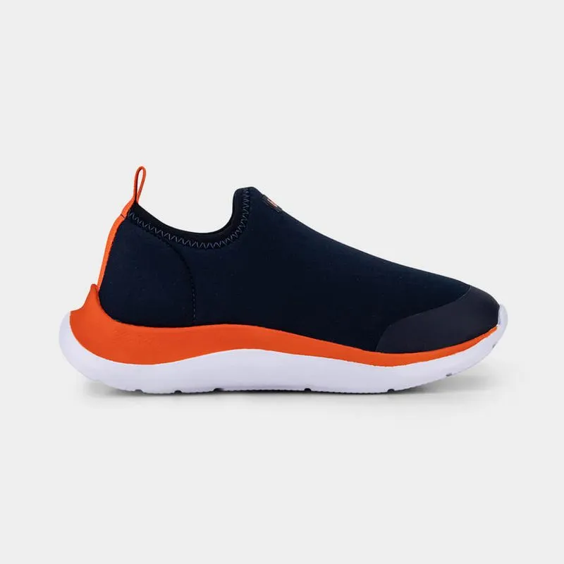 Tênis Infantil Bibi Action Azul e Laranja 28