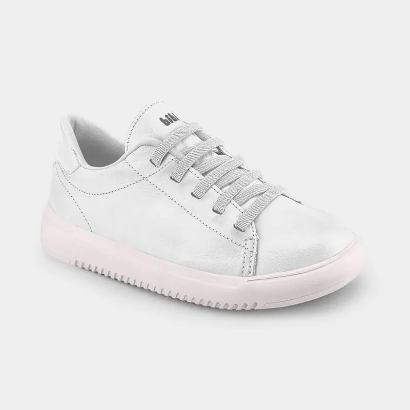 Sapatênis Infantil Bibi New Way Branco de Couro 30