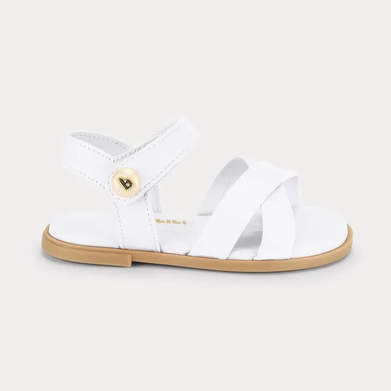 Sandália Infantil Bibi Shine Mini Branca 25
