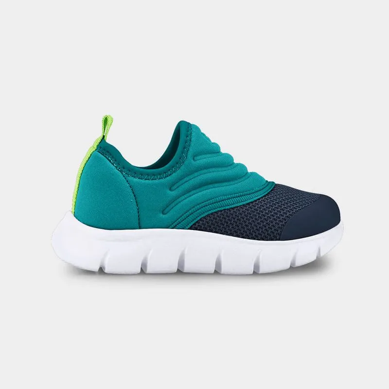 Tênis Infantil Bibi Energy Baby 2.0 Verde e Azul 23