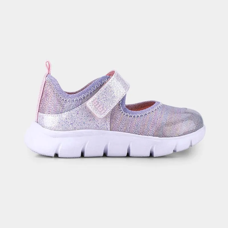 Tênis Infantil Bibi Energy Baby 2.0 Lilás com Abertura 26