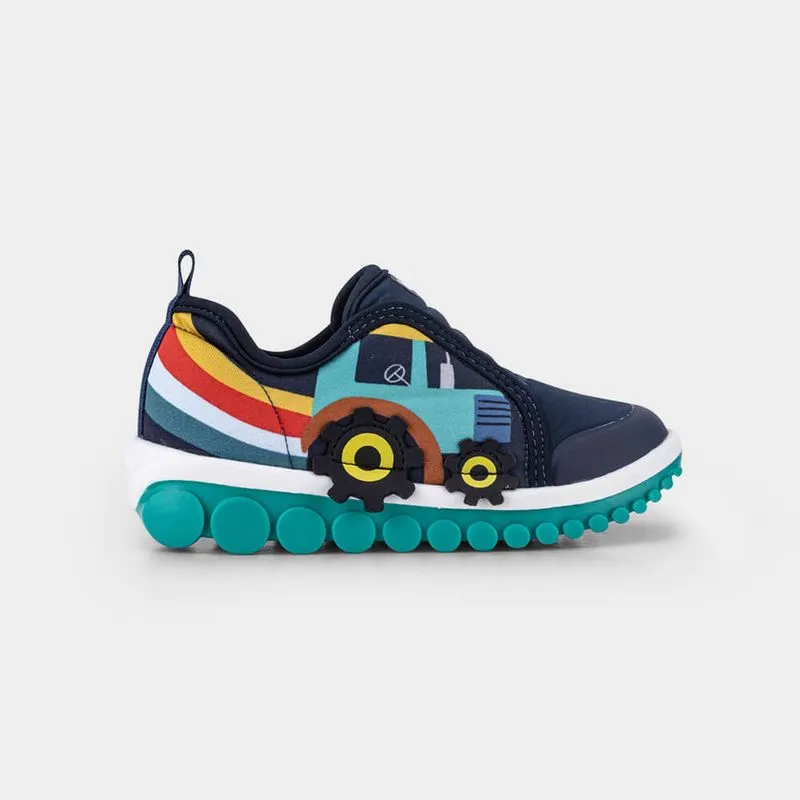 Tênis Infantil Bibi Roller 2.0 Azul de Trator 23