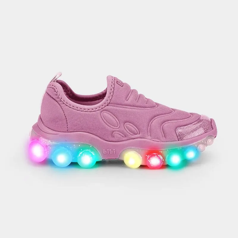 Tênis Infantil de Luz Bibi Roller Celebration 2.0 Rosa Matte 32