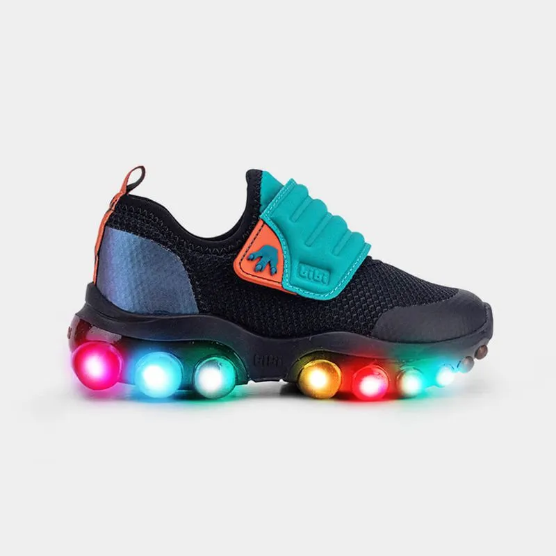 Tênis Infantil de Luz Bibi Roller Celebration 2.0 Preto de Dragossauro 30