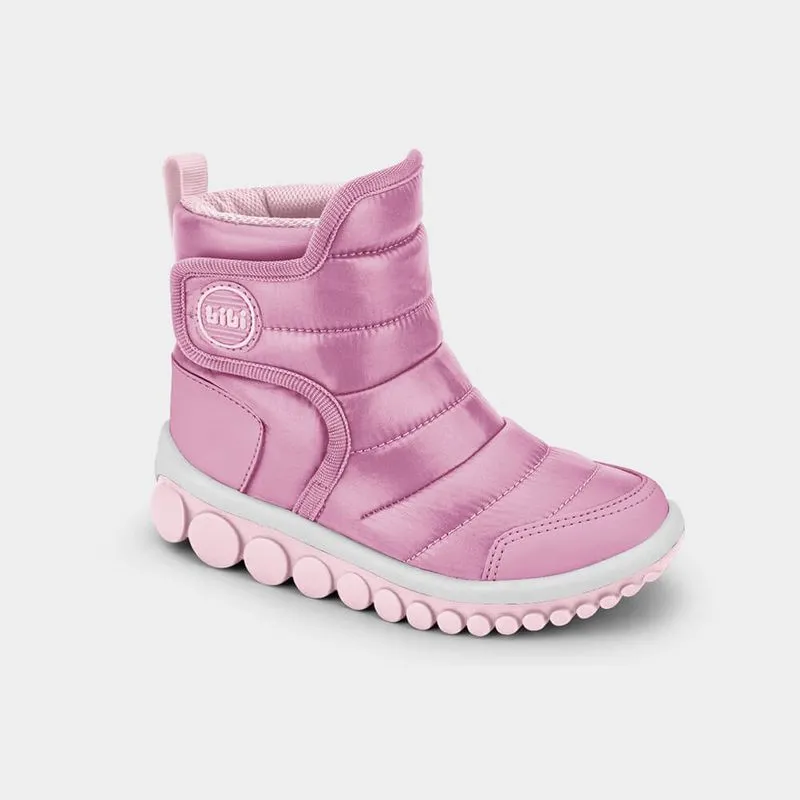 Bota Infantil Bibi Roller 2.0 Drop Rosa com Pelinho 28