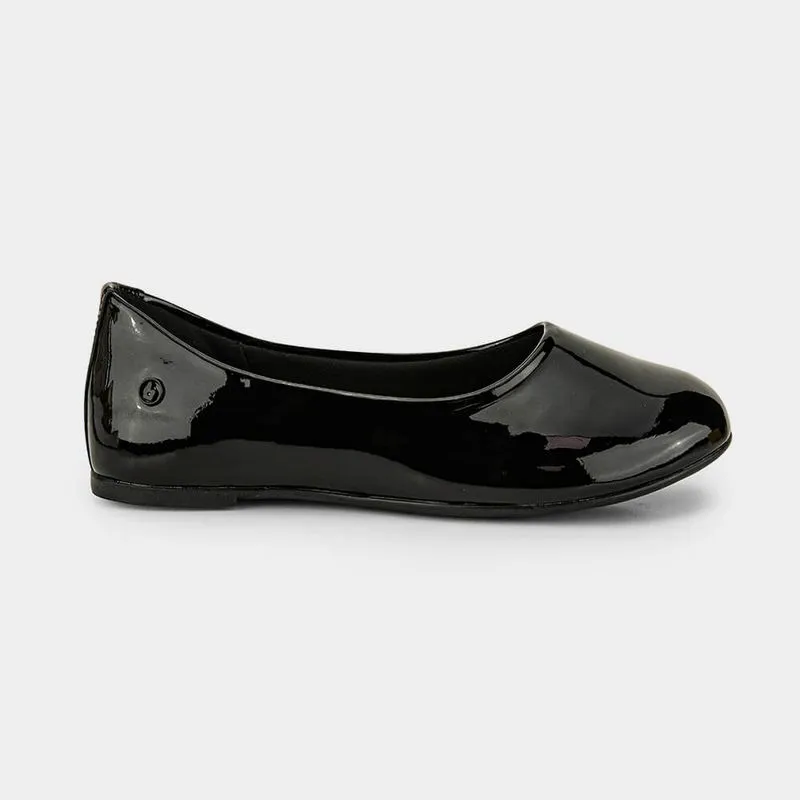 Sapatilha Infantil Bibi Ballerina Kids Preta com Verniz 29