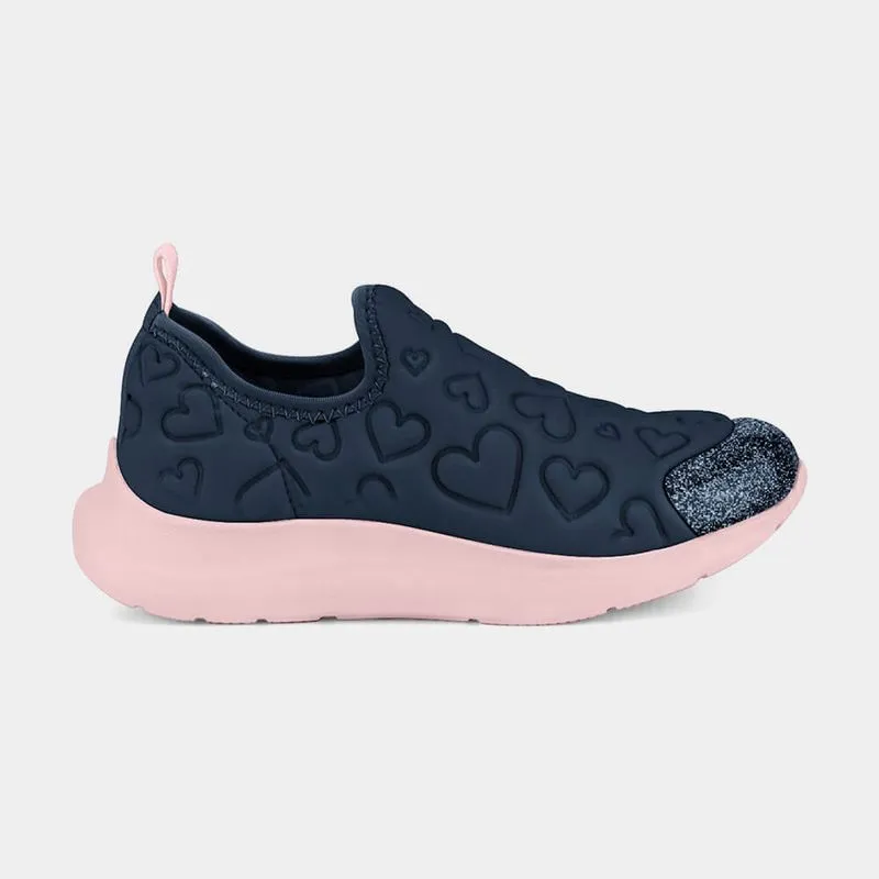Tênis Infantil Bibi Action Azul Marinho de Coração 36