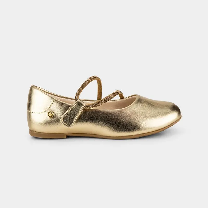 Sapatilha Infantil Bibi Ballerina Kids Dourada 35