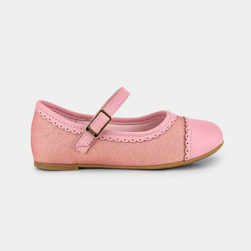 Sapatilha Infantil Bibi Ballerina Mini Rosa 20
