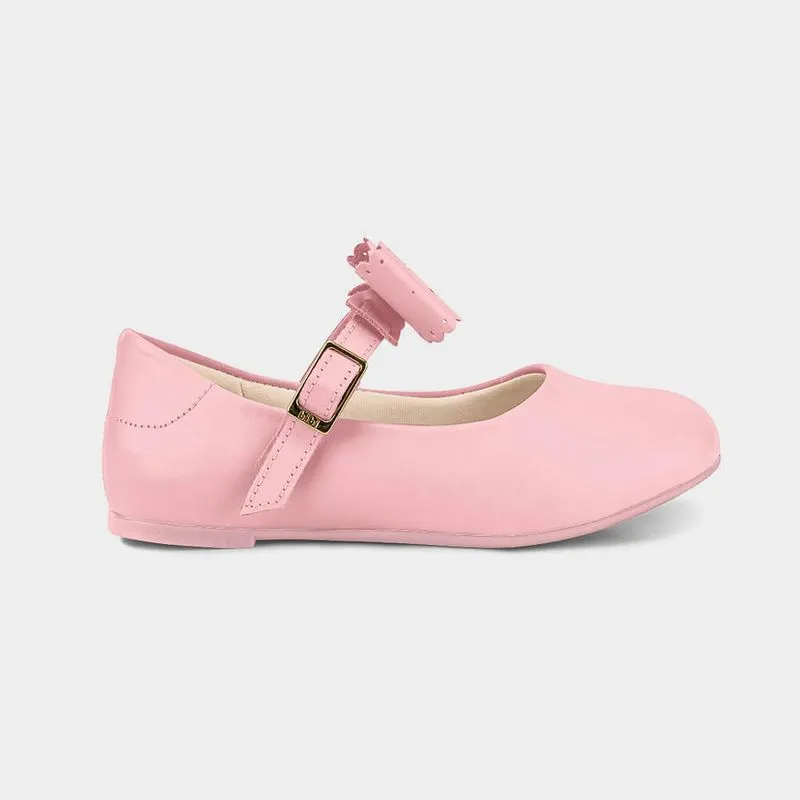 Sapatilha Infantil Bibi Ballerina Mini Rosa com Laço 25
