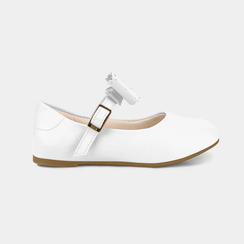 Sapatilha Infantil Bibi Ballerina Mini Branca com Laço 23