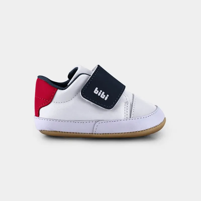 Tênis Infantil Bibi Afeto Joy II Branco e Azul com Tira 19