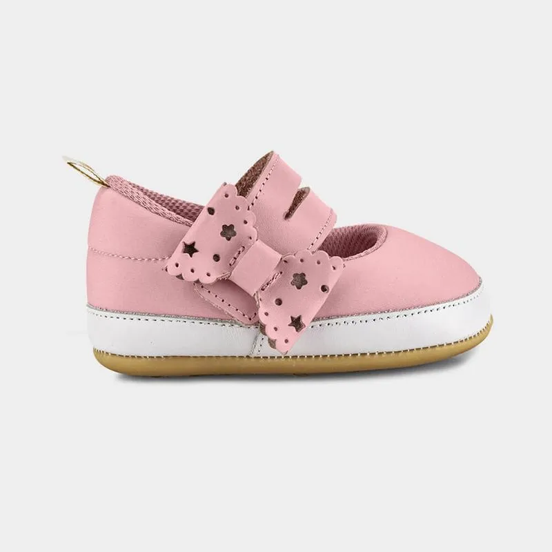 Sapatilha Infantil Bibi Afeto Joy II Rosa com Laço 14/15