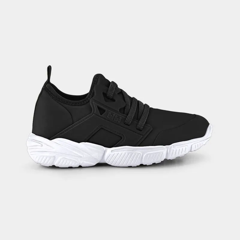 Tênis Infantil Bibi Ever Preto e Branco com Elástico 29