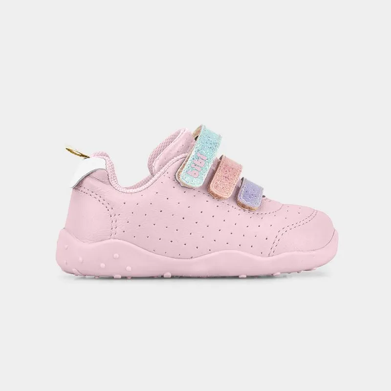 Tênis Infantil Bibi Fisioflex Originals Rosa de Tiras com Brilhos 24
